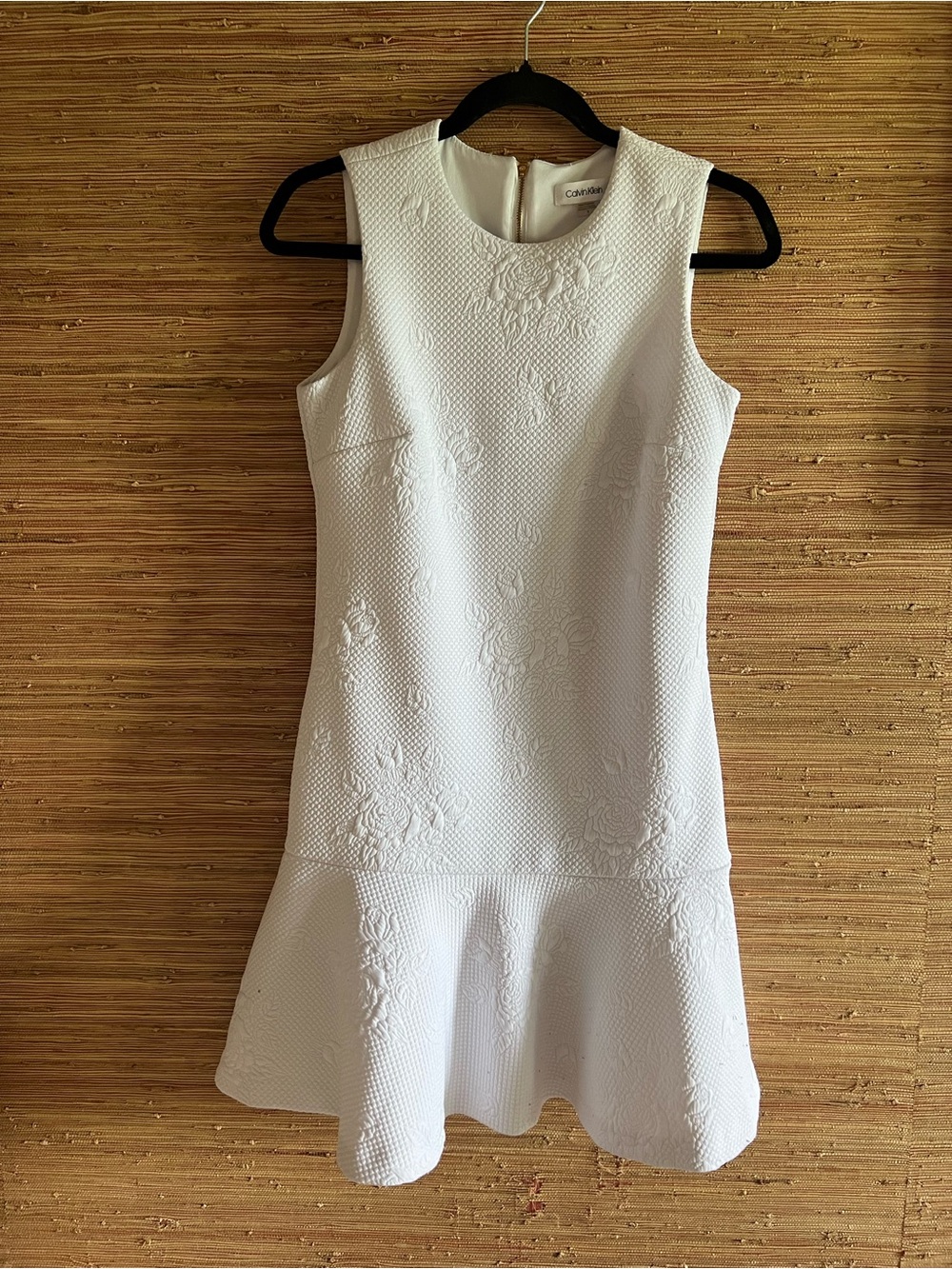 Calvin Klein floral structure dress 2